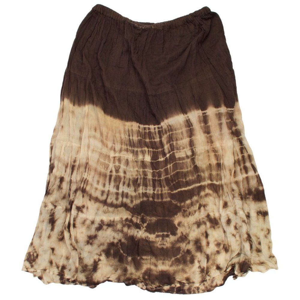 Ruffled Hem Maxi Skirt | Size L | Exist